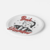 トランプ就任式クリスマスサンタバフバグ ペーパープレート (アングル)