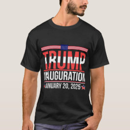 トランプ就任式メンズウェアファッションTシャツ Tシャツ