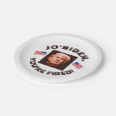 トランプ就任式2025カスタム色 ペーパープレート (アングル)