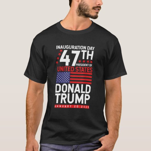 トランプ就任式2025 Tシャツ (正面)