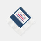 トランプ就任式 縁ありカクテルナプキン (角)