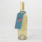 トランプ巨大お祝いパーティーボトルハンガー ボトルネックタグ (アングル)