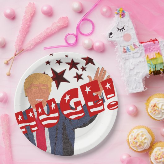 トランプ巨大お祝いマイルストーンパーティー ペーパープレート (パーティー)
