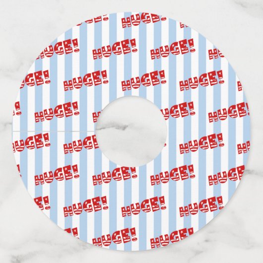 トランプ巨大な祝賀会のディナー・レセプション・パーティー ワイングラスタグ (正面)