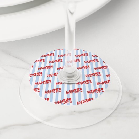 トランプ巨大な祝賀会のディナー・レセプション・パーティー ワイングラスタグ