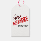 トランプ巨大パーティーお祝いサンキューギフトラベル ギフトタグ (正面)