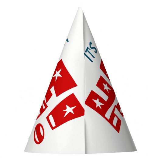 トランプ巨大パーティーお祝い誕生日記念 パーティーハット (裏面)