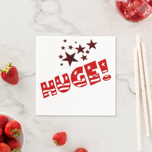 トランプ巨大パーティー セレブレーション コーヒー ナプキン スタンダードカクテルナプキン (インサイチュ)