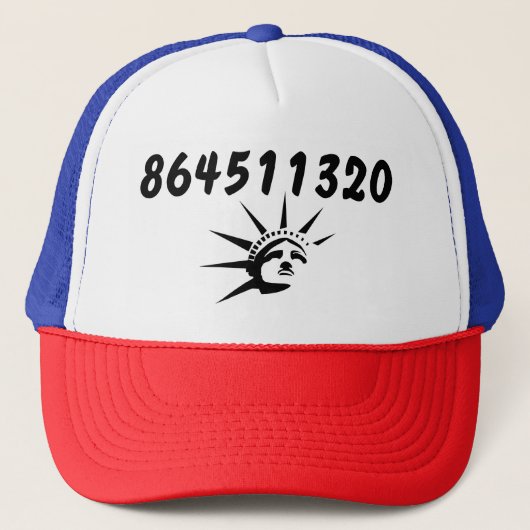 トランプ帽を捨てる キャップ (正面)