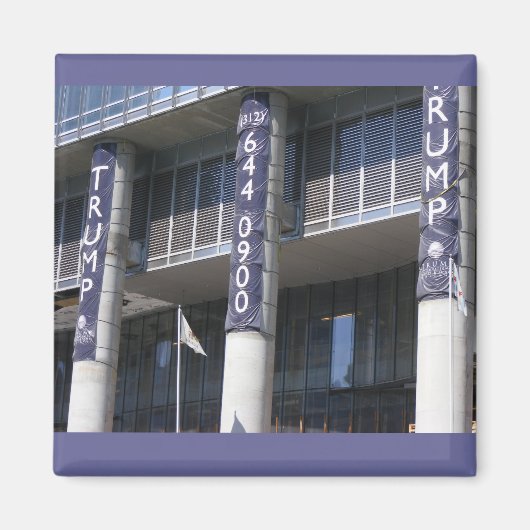 トランプ建物磁石 マグネット (正面)