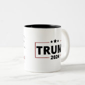 トランプ引用文 |私来ではなく彼らの後に ツートーンマグカップ (正面右)