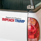 トランプ弾劾 罷免 バンパーステッカー (トラック上)
