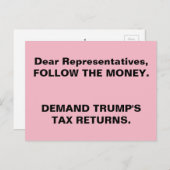 トランプ後を追金ロシア抵抗の議会 ポストカード (正面/裏面)