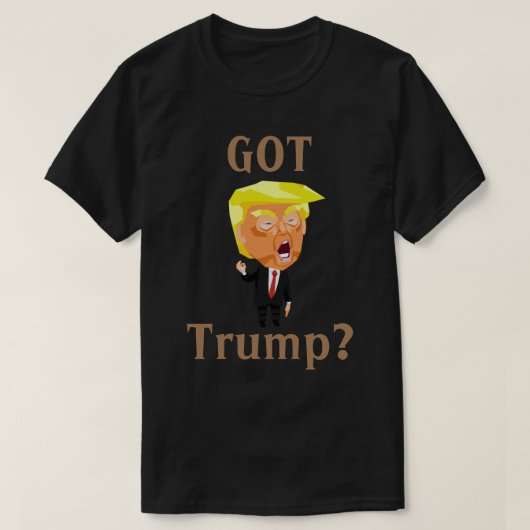 トランプ得ット？T-シャツ Tシャツ (デザイン正面)