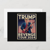 トランプ復讐ツアー2024政治選挙2024 ポストカード (正面/裏面)