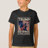 トランプ復讐ツアー2024政治選挙2024 Tシャツ (正面)