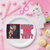 トランプ恋しく思大統領はまだ ペーパープレート (パーティー)