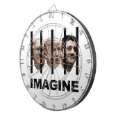 トランプ想像ト、マコネル、ライアンの後ろバー ダーツボード (正面右)