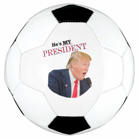 トランプ愛国心🚗 USA彼は私の大統領である サッカーボール (正面)