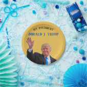 トランプ愛国心🚗 USA彼は私の大統領である ペーパープレート (パーティー)