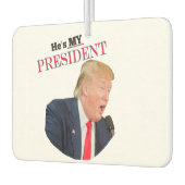 トランプ愛国心🚗USA彼は私の大統領だ カーエアーフレッシュナー (左)