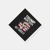 トランプ我々が勝った47の米国大統領就任 スタンダードカクテルナプキン (角)