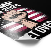 トランプ我々が勝った47の米国大統領就任 フォトプリント            (角)