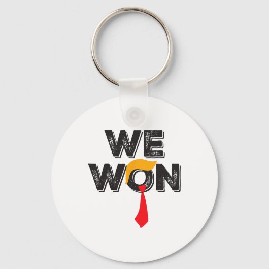 トランプ我々はトランプ47代大統領当選選挙で勝利した キーホルダー (正面)