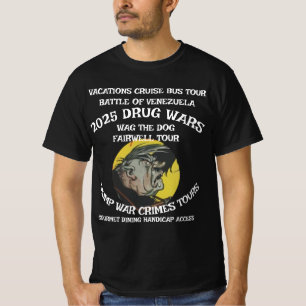 トランプ戦争犯罪者カリブクルーズ2025 Tシャツ