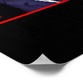 トランプ戦闘戦闘戦闘機サポーター米国人 ポスター (角)