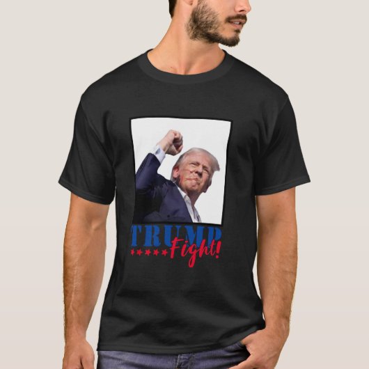トランプ戦2024戦闘機サポーター船 Tシャツ (正面)