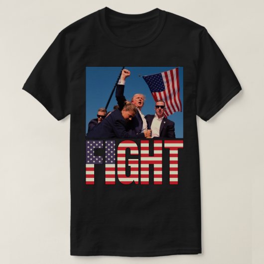 トランプ戦 Tシャツ (デザイン正面)