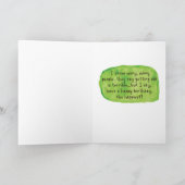 トランプ扱いにく誕生日誕生日おもしろカード カード (内部)