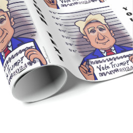 トランプ投票 ラッピングペーパー