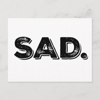 トランプ抗議はがきのSAD IDES ポストカード