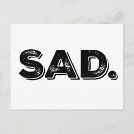 トランプ抗議はがきのSAD IDES ポストカード