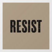 トランプ抵抗トランプ抗議アンチ政治的抗議 ウィンドウサイン (シート)