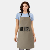 トランプ抵抗トランプ抗議アンチ政治的抗議 エプロン (着用した状態)