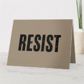 トランプ抵抗トランプ抗議アンチ政治的抗議 カード (正面)
