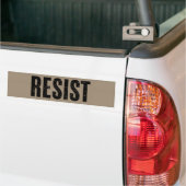 トランプ抵抗トランプ抗議アンチ政治的抗議 バンパーステッカー (トラック上)