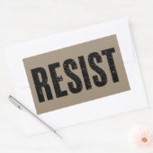 トランプ抵抗トランプ抗議アンチ政治的抗議 長方形シール (封筒)