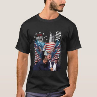 トランプ拳ポンプ戦Tシャツ Tシャツ