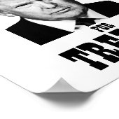 トランプ指名手配ポスター反逆 ポスター (角)