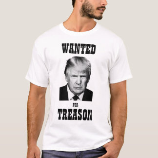 トランプ指名手配ポスターTシャツ Tシャツ