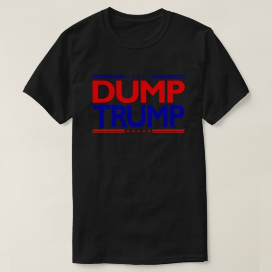 トランプ排除 トランプ反対抗議 – ポリティカル Tシャツ (デザイン正面)