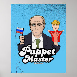 トランプ操り人形マスター – ウラジミール・プーチン ポスター