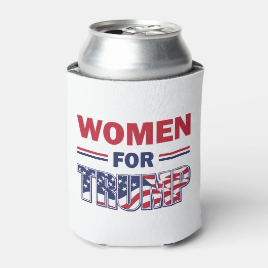 トランプ支持の女性たち 缶クーラー (缶正面)