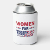 トランプ支持の女性たち 缶クーラー (缶裏面)