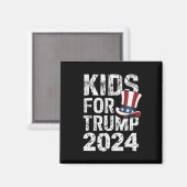 トランプ支持の子供たち アメリカ大統領選挙2024 マグネット (正面/裏面)