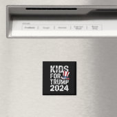 トランプ支持の子供たち アメリカ大統領選挙2024 マグネット (インサイチュ (食洗機))